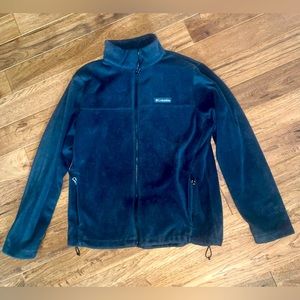 ⭐️Colombia fleece full zip up w 2 pockets on side zip up & strings 2 pinch waist